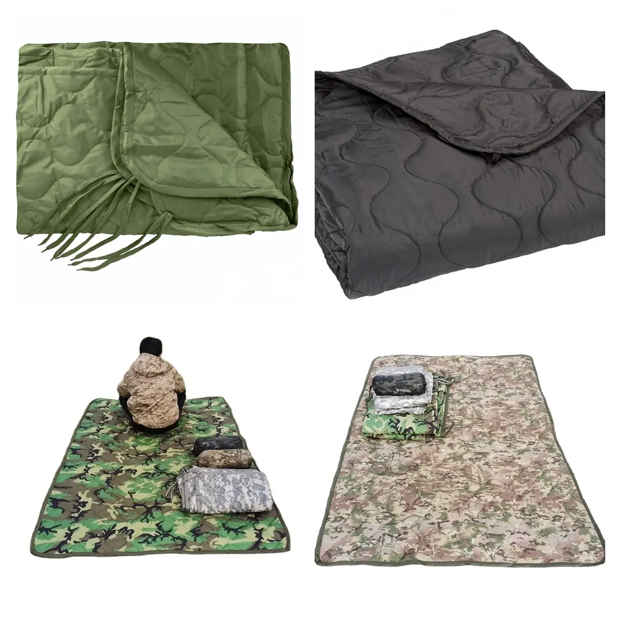 Mantas de camuflaje para acampar, venta al por mayor