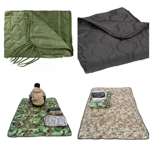 Vente en gros Couverture camouflage Woobie Doublure imperméable de poncho pour couvertures de camouflage de camping en plein air