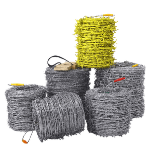 <span class=keywords><strong>รั้ว</strong></span>ตาข่ายลวด15 16มม. 275ม. 500ม. rollos de alambre de puas galvanizado calibre - Product Image 3