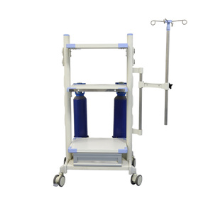 Plateaux d'instruments multicouches chirurgicaux Chariot d'allaitement mobile Chariot d'anesthésie Chariot d'endoscope - Product Image 3