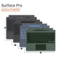 Clavier magnétique pour tablette Uogic Surface Pro11/10/9/8/X, clavier tactile sans fil avec stylet