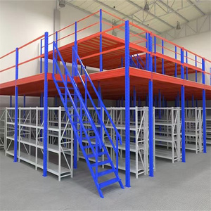 Planchers mezzanine en acier Rack Plancher surélevé Stockage Grenier Système de rayonnage pour le stockage en entrepôt - Product Image 3