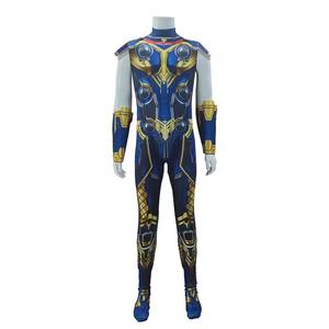 <span class=keywords><strong>Nueva</strong></span> llegada <span class=keywords><strong>Thor</strong></span> Love Thunder Cosplay disfraz Halloween fieltro mangas con superhéroe traje capa TV y película - Product Image 5