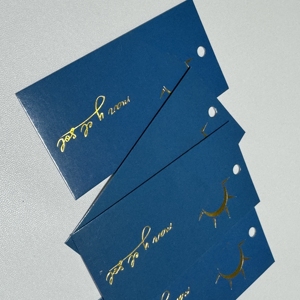 Wholesale Custom Foldover Fabric <strong>RFID</strong> Woven Hang Tags <strong>for</strong> Shoes <strong>Jewellery</strong> Paper Ceramic Gifts Own Logo Beanie Tags <strong>for</strong> Bags - Product Image 4
