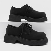 Chaussures habillées brillantes en PU pour hommes, à bout fermé, grande taille, polyvalentes, à lacets, décontractées, confortables, pour mariage, fête, été