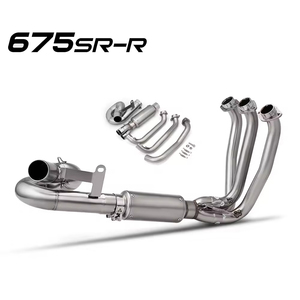 Pour moto 675SR NK675 675 <span class=keywords><strong>SR</strong></span> CF675SR 2024 2025, raccord de tuyau d'échappement avant 51mm pour silencieux - Product Image 3