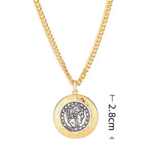 Collar de los Doce Dioses Principales Dios del Fuego Dorado, Cadena para Suéter de Plata Tailandesa Retro con Circón, Collar con Colgante de Moda, Collar de Regalo - Product Image 2