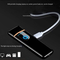 Briquet Mini USB Rechargeable Créatif Personnalisé, Cadeau Publicitaire pour Remise de Diplôme, Thanksgiving, Noël et Saint-Valentin