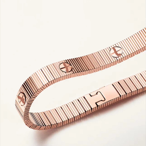 Bracciali di Design Lussuoso Popolari 2026 in <span class=keywords><strong>Acciaio</strong></span> Inossidabile Placcato <span class=keywords><strong>Oro</strong></span>, Braccialetto Flessibile a Catena alla Moda per Regalo - Product Image 1