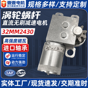 Motor de Engranajes Sin Escobillas de 42 mm con Montaje de Brida, 300 RPM, Imán Permanente, Totalmente Cerrado, para Uso en Electrodomésticos - Product Image 3