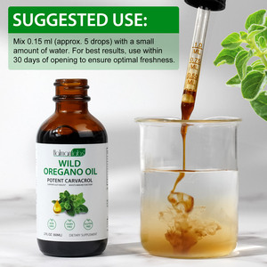 Hatmanlabs 60ml Wild <strong>Oil</strong> of <strong>Oregano</strong> Oral Drops Food Grade Dietary Supplement 100% Pure Natural <strong>Oregano</strong> <strong>Oil</strong> Drops for Sale - Product Image 4