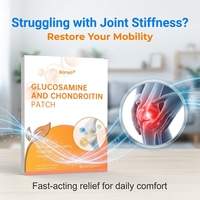 Patch transdermique topique de glucosamine et de chondroïtine en film PU PE pour améliorer la flexibilité des articulations et favoriser la santé osseuse