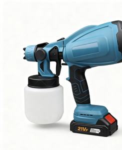Spruzzatore di Vernice Elettrico Ricaricabile 21V con Batteria al Litio, Kit Fai-da-Te Multi-Uso per Casa - Product Image 1