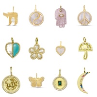 Collier personnalisé en pierre naturelle œil de tigre, perles, support de breloque DIY, fermoir, bijoux en or 18 carats, résistant à l'eau, idéal pour l'été