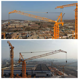 DAHAN 18ton CTL320(6032) Luffing Jib <b>Tower</b> <b>Crane</b> 60m Boom Max Height 211m Featuring PLC Motor Core for Sale - Product Image 2