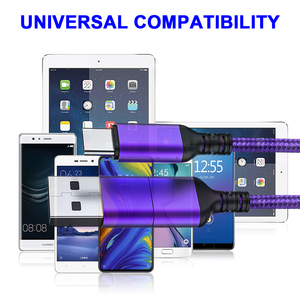 Cable USB Universal <span class=keywords><strong>2</strong></span> en 1 PD 60W USB C macho a macho Cable tipo C Cable de carga rápida para Samsung Galaxy, Google Pixel, Motorola - Product Image 6