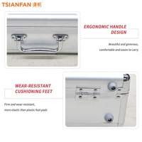Vente en gros spécimen étui de transport céramique marbre pierre et granit échantillon valise pour Quartz échantillon cas tuile aluminium présentoir