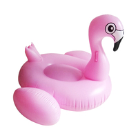 Flotteurs gonflables pour piscine, personnalisés, en PVC écologique rose flamant, épaisseur 0,25 mm, 175x175x125 cm, utilisation en extérieur, certifiés CE