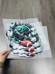 NFL nouveau design dtf transfert de chaleur dtf logo autocollant impression par transfert à la demande fer à repasser par transfert pour vêtements - Product Image 4