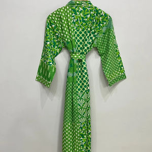 กิโมโนตัวยาวผ้าฝ้ายฟรีไซส์และใส่สบายเหมาะสำหรับทุกไซส์50นิ้วผู้จำหน่ายโดยประมาณจากอินเดีย - Product Image 2