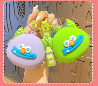 Porte-monnaie créatif en forme de petit monstre de dessin animé, pendentif porte-clés, décoration pour sac de couple ou de voiture, cadeau, vente en gros