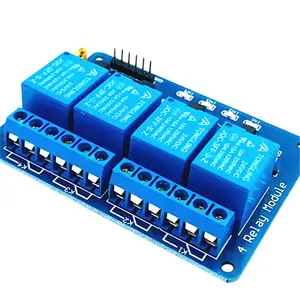 Modul relay 4 output papan pengembangan tingkat rendah 24VDC