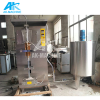 Équipement Automatique de Production d'Eau en Sachets de 2000 BPH, Système de Fabrication de Boissons avec Machine d'Emballage de Sachets Motorisée