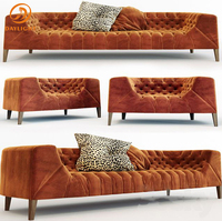 Canapé design pas cher haut de gamme sommeil cuir canapés chesterfield para de sala de estar