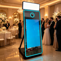 Machine à Selfie Miroir Magique Personnalisable de 70 Pouces, Équipée d'une Caméra et d'une Imprimante, Idéale pour la Location d'Événements