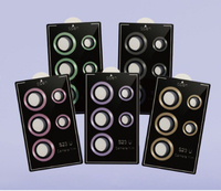 Lentille de caméra lumineuse multicolore pour iphone 13 promax protecteur d'objectif de caméra brillant pour iphone 14promax