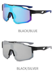 Custom UV400 rosa occhiali da sole sportivi PC telaio materiale PC polarizzati occhiali da corsa per il ciclismo all'aperto Logo posizionamento - Product Image 3