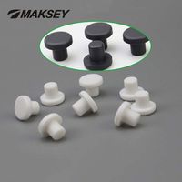 Bouchons d'étanchéité industriels universels MAKSEY en silicone rond anti-fuite pour trous, bouchons d'extrémité multi-tailles