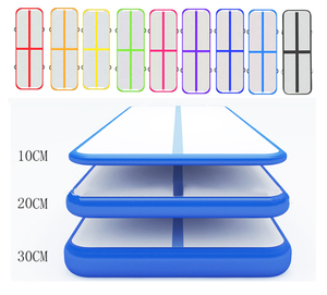 Bán buôn 10ft/13ft/16ft/20ft Thể dục dụng cụ không khí nhào lộn Mat <span class=keywords><strong>Inflatable</strong></span> EVA sụt giảm theo dõi mà không cần bơm điện cho phòng tập thể dục sử dụng - Product Image 5