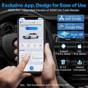 เครื่องอ่านรหัส OBD2 AD20 xtool Pro เครื่องสแกนวินิจฉัยรถยนต์ทุกระบบรองรับ iOS และ Android เครื่องสแกน OBD2 EOBD ELM327 PK - Product Image 6