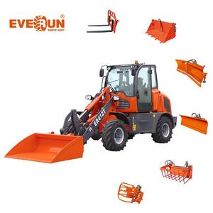 Chargeuse sur pneus articulée <span class=keywords><strong>micro</strong></span>-mini diesel ER412t de 1,2 tonne de la marque chinoise Everun - Product Image 5