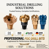 Foret PDC Drillsoltek à 3, 4 ou 5 ailettes pour le forage de puits d'eau, géothermique, minier et de roche