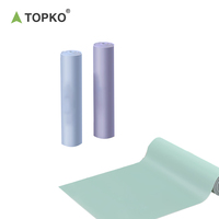 TOPKO Stock Venta al por mayor de látex plano banda de resistencia fitness entrenamiento físico bandas de resistencia