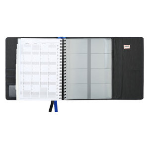 Agenda 2026, calendrier <span class=keywords><strong>365</strong></span> <span class=keywords><strong>jours</strong></span>, carnet de notes format A4, couverture en PU, organiseur, planificateur, cadeau d'affaires - Product Image 6