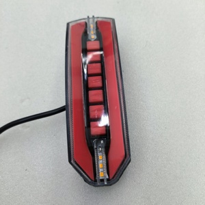 Feux arrière rouges pour vélo électrique 12V-60V avec frein et clignotants, feux de circulation pour scooter - Product Image 5