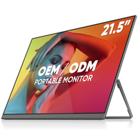Moniteur LCD portable de 21,5 pouces 1080P IPS de marque privée avec support en alliage d'aluminium OEM, fin, léger, pour le jeu