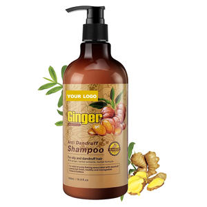 Champú de Jengibre Natural para el Cuidado del Cabello de Marca Privada, Previene la Caída del Cabello, Mejora el Cuero Cabelludo, Fortalece la Raíz, Brillo y Suavidad - Product Image 1