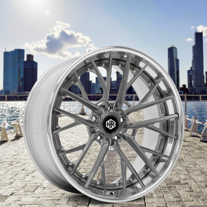 Nuevas llantas deportivas HRW FORGED de 19 pulgadas para autos de carreras y pasajeros, llantas de aluminio forjado con diseño de plato profundo de fibra de carbono, 8J 100 mm 25-40 mm - Product Image 1
