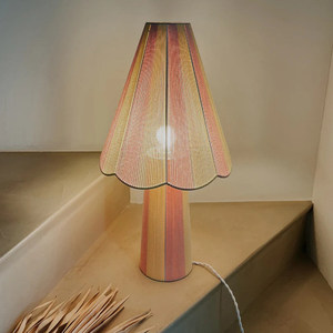 Lampe de table minimaliste faite à la main, colorée, avec interrupteur LED E27, pour la maison, l'hôtel, l'éclairage d'ameublement - Product Image 3