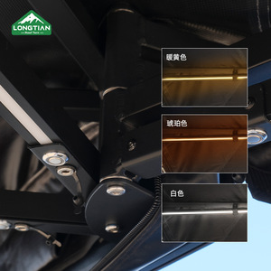 เต็นท์หลังคารถยนต์ Longtian ผ้า Oxford 600D รับน้ำหนักได้ 2528 กก. กันน้ำ สำหรับตั้งแคมป์กลางแจ้ง - Product Image 5