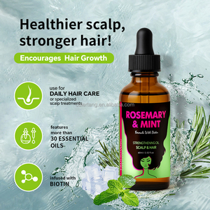 Meilleures Huiles Végétales Marque Blanche pour la Croissance des <span class=keywords><strong>Cheveux</strong></span> <span class=keywords><strong>Anti</strong></span>-<span class=keywords><strong>Chute</strong></span> et Fortifiantes Huile <span class=keywords><strong>de</strong></span> Menthe et Romarin 100% Naturelle pour la Croissance Capillaire Hommes Femmes - Product Image 3