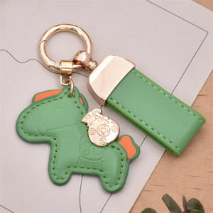 بالجملة عالية الجودة لطيف الحصان كيشاين حقيبة اكسسوارات بيع بالجملة الجلود المفاتيح - Product Image 6