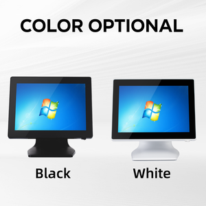 Pantalla táctil doble única de alta calidad de 15 pulgadas, ángulo de pantalla ajustable, sistema POS electrónico, Terminal de máquina registradora - Product Image 4
