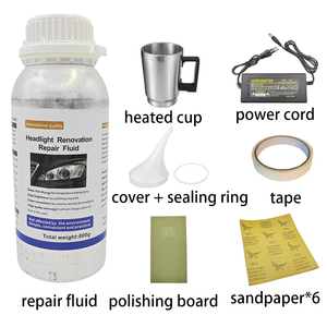 <span class=keywords><strong>Kit</strong></span> de restauration de phares de voiture en gros 800 ml Outil de polissage pour réparer les rayures des phares de voiture - Product Image 2