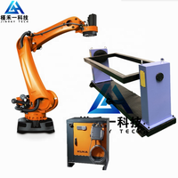 Bras de robot 6 axes KUKA KR 70 R2100 PA Robot industriel avec unité de rail linéaire positionneur de soudage pour la palettisation manutention soudage