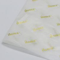 Papier de soie personnalisé blanc et noir pour chaussures, logo personnalisé, papier de soie en coton, vêtements, vin, cadeaux, emballage de vente au détail, papier de soie pour emballage